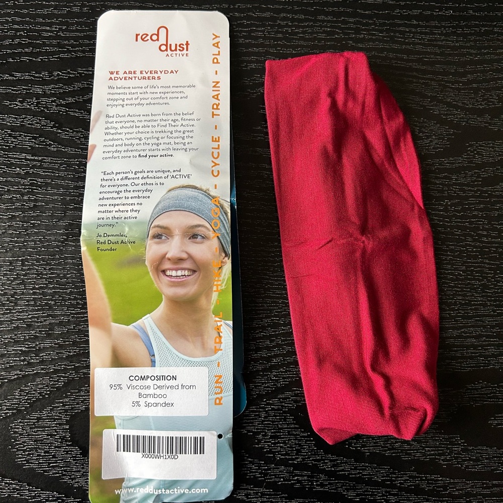 Red Dust Active Bamboo Headband